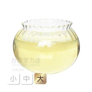 【臺灣聖力達】大南瓜杯 油燈杯 點燈供佛(寬14cm高耐熱玻璃 高硼砂 臺灣製造)