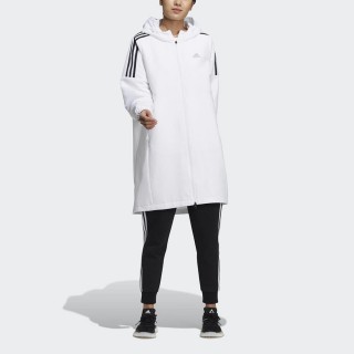 【adidas 愛迪達】99大促 運動服 長版 風衣外套 女外套 LONG WV JKT(HG1848)