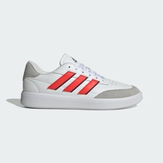 【adidas 愛迪達】休閒鞋 男鞋 運動鞋 COURTBLOCK 紅白 IH4713(8766)