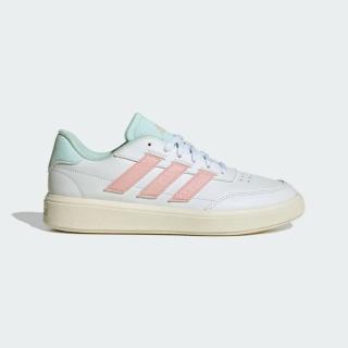 【adidas 愛迪達】休閒鞋 女鞋 運動鞋 COURTBLOCK 白粉綠 IG6879(8765)