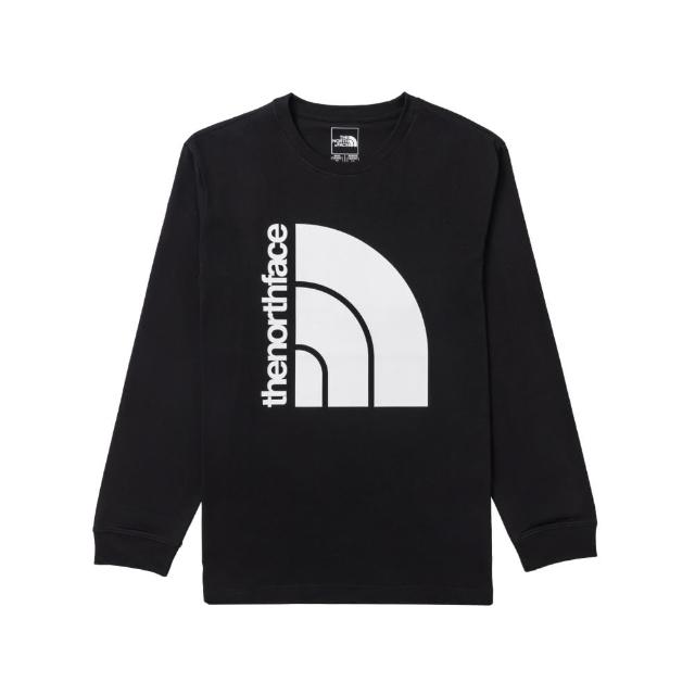 【The North Face】北臉 長袖上衣 男款 女款 運動 U LS JUMBO HALF DOME RLX TEE 黑 NF0A8ATCJK3