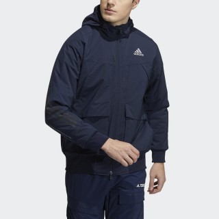 【adidas 愛迪達】99大促 運動服 連帽外套 男外套 長袖 M TRACK WD HB J(H40852)