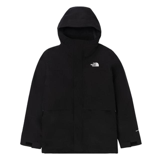 【The North Face】北臉 外套 男款 運動連帽外套 保暖 三合一 防潑水 黑 NF0A89YXJK3