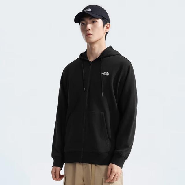 【The North Face】北臉 外套 男款 運動連帽外套 U TNF FULL ZIP KNIT RLX TOP 黑 NF0A83OR4H0