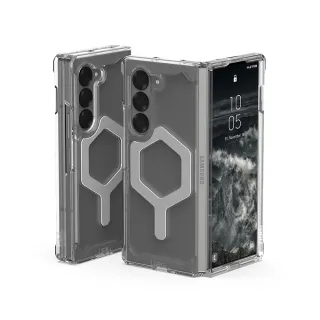 【UAG】Galaxy Z Fold 6 磁吸式耐衝擊保護殼-極透明（灰圈）(Magsafe 手機殼 防摔殼)