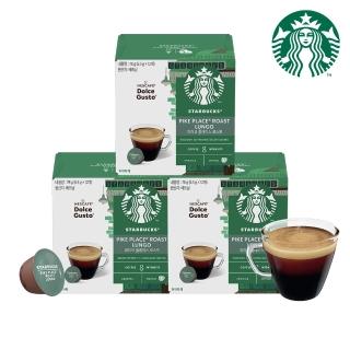 【NESCAFE Dolce Gusto】STARBUCKS 星巴克派克市場烘焙咖啡膠囊12顆x3盒(適用雀巢多趣酷思咖啡機)