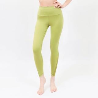 【Star Lace 矽米子】矽米子高腰運動減碼褲 橄欖綠(瑜珈褲、機能褲、壓力褲)