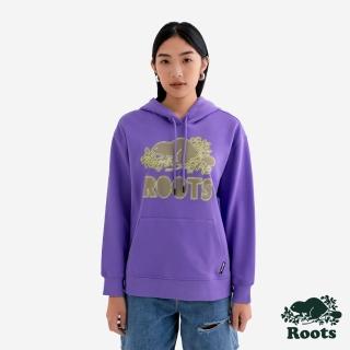 【Roots】Roots女裝- NEON BEAVER 連帽上衣(紫色)