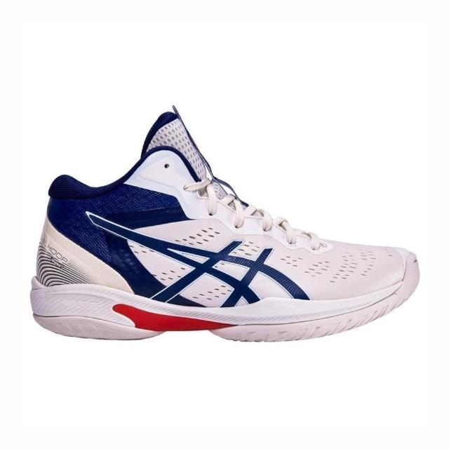 【asics 亞瑟士】Gelhoop V16 S 男 籃球鞋 球鞋 抗扭 緩震 耐磨 穩定 米白 藍(1063A102-100)