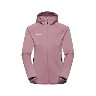 【Mammut 長毛象】Aconcagua ML Hooded Jacket W 運動刷毛連帽外套 女款 波動紫 #1014-04442