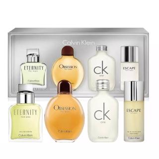 【Calvin Klein 凱文克萊】CK 四入小香水禮盒15mlx4入(One 永恆 OBSESSION ESCAPE 國際航空版)