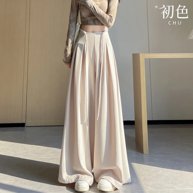 TOWN’WEAR 棠葳 簡約鑽飾鋪棉長褲(中大尺碼/女下身
