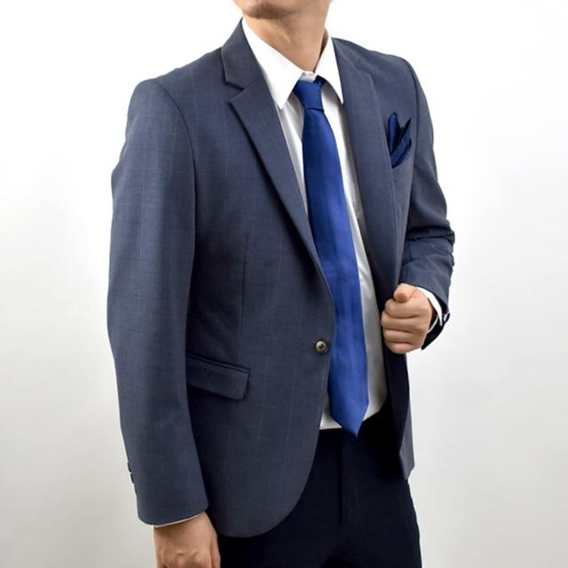 【men life】素色領帶禮盒組 西裝配件三件組(領帶組)