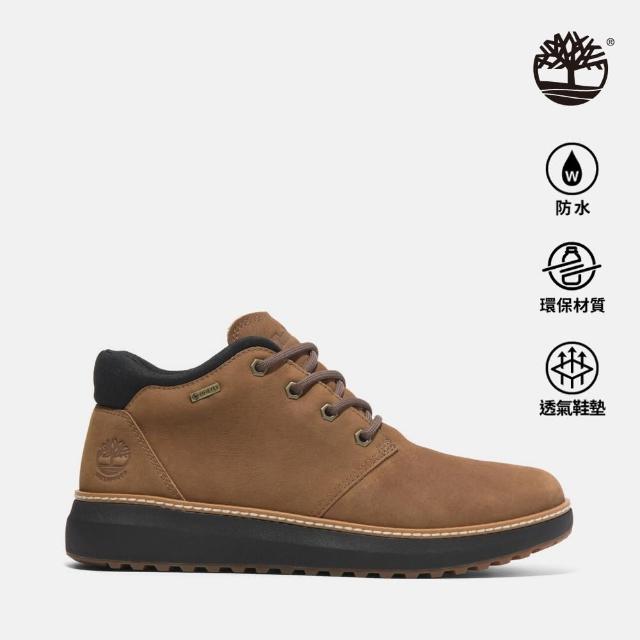 【Timberland 官方旗艦】男款鐵鏽色GORE-TEX皮革中筒休閒靴(A6A8NEM7)