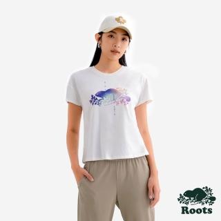 【Roots】Roots女裝- THERMO TECH 短袖T恤(白色)
