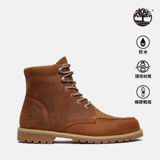 【Timberland】男款棕色防水中筒靴(A2EDRF13)