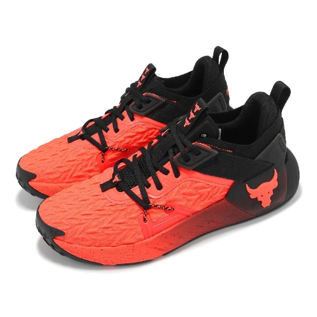 UNDER ARMOUR 訓練鞋 Project Rock 6 男鞋 黑 紅 緩震 回彈 健身 運動鞋 巨石強森 UA(3026534800)