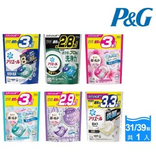 【P&G】日本進口 2024新改良4D袋裝洗衣球 31/32/33/39入(六款任選/平行輸入)