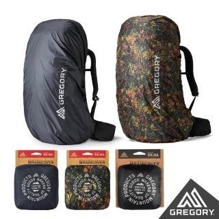 【Gregory官方直營】50L-80L 登山包用 防水 雨罩 熔岩黑 熱帶雨林 曜石黑