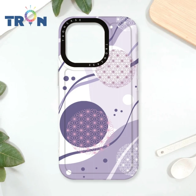 TRON iPhone 16/16 PLUS/16 PRO/16 Pro Max 日系和風圓點水球系列 防摔太空殼 透白款 軟硬殼 手機殼