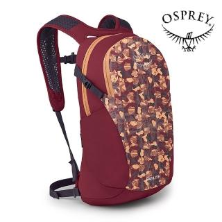 【Osprey】Daylite 13L 輕便多功能背包 流墨印痕/夏櫧粉(日常背包 旅行背包 休閒後背包 運動背包)