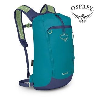 【Osprey】Daylite Cinch 15L 輕便多用途後背包 靜謐蔚藍(日常背包 旅行背包 休閒後背包 運動背包)