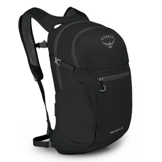 【Osprey】Daylite Plus 20 日常/旅行背包 黑色(多功能背包 通勤背包 運動後背包)