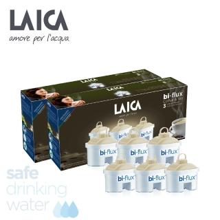 【LAICA 萊卡】bi-flux長效8周咖啡與茶專用濾芯(義大利原裝進口 6入/盒)