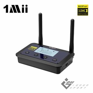 【1Mii】B03 Pro Plus LCD 螢幕顯示音訊藍芽發射接收器(LDAC aptX HD 高解析 光纖 Alexa Echo)