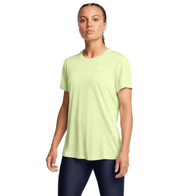 UNDER ARMOUR UA 女 Tech Twist 短袖T-Shirt_1384230-383(黃色)