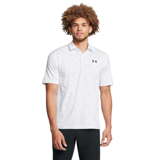 UNDER ARMOUR UA 男 T2G 印花短POLO_1383715-100(白色)