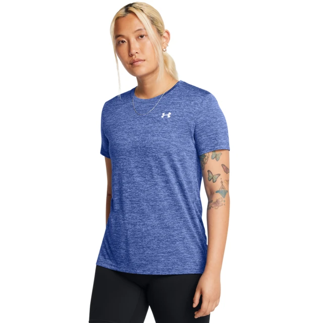 UNDER ARMOUR UA 女 Tech Twist 短袖T-Shirt_1384230-432(紫色)