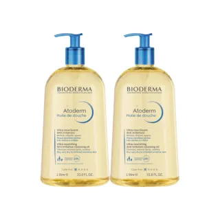 【BIODERMA 貝膚黛瑪 官方直營】舒益輕沐浴油1000ml(2入組)