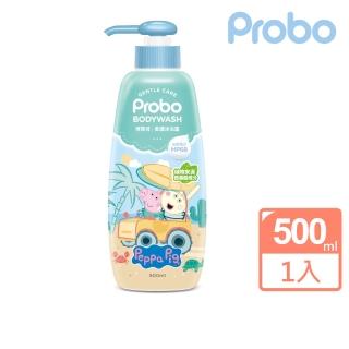 【博寶兒】柔護沐浴露-佩佩豬500ml(全球專利MP68多益 植物來源胺基酸潔淨因子)
