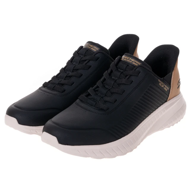 SKECHERS 男鞋 休閒系列 瞬穿舒適科技 BOBS SQUAD CHAOS(118305BLK)