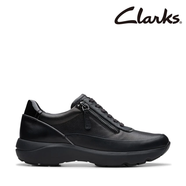 Clarks 女鞋 Tivoli Zip 微尖頭側拉鏈輕盈休閒鞋(CLF78732C)