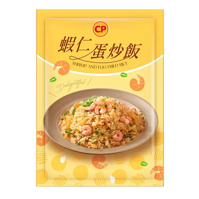 【卜蜂】鮮香四溢 蝦仁蛋炒飯(180g/包_團購.居家料理.露營即食)