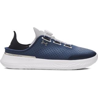 【UNDER ARMOUR】UA 男女同款 FLOW Slipspeed 休閒訓練鞋 運動鞋_3026197-406(深藍)