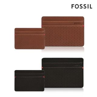 【FOSSIL 官方旗艦館】Sport Tourer 真皮卡夾(禮盒組附鐵盒-兩色可選)