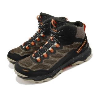 【MERRELL】Speed Strike Mid Gore-Tex男 戶外鞋 登山 越野(ML067519 摩卡棕)