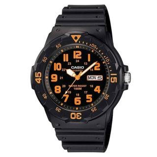 【CASIO 卡西歐】MRW-200H-4B 潛水運動錶款(100米防水 休閒運動)