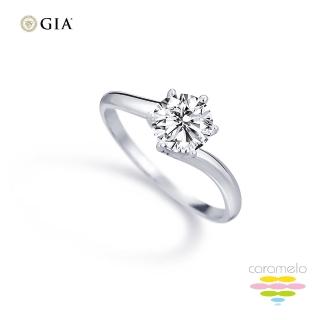 【彩糖鑽工坊】GIA 1克拉 F成色 天然鑽石 PT950 白金 鑽石戒指 鑽戒(頂級北極光車工+3EX+八心八箭)