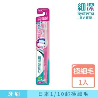 【LION 獅王】細潔小頭/超薄小頭牙刷(1入-顏色隨機)