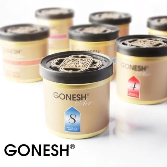 【GONESH】室內汽車用香氛固體凝膠78g(持久芳香)