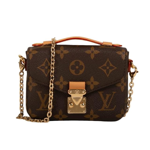 LV LOUIS VUITTON路易威登 M81267 MICRO Metis 系列經典 Monogram 斜背郵差包