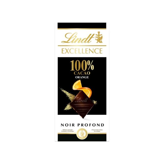 【Lindt 瑞士蓮】極醇系列香橙夾餡黑巧克力(50g)