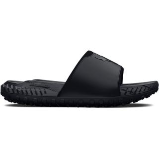 【UNDER ARMOUR】UA官方直營 男女同款 巨石強森 Rock 3 拖鞋 3026034-001(黑色)