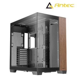 【Antec】安鈦克 C8 Wood E-ATX電腦機殼(黑色)