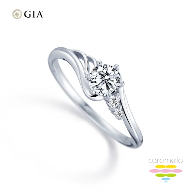 【彩糖鑽工坊】GIA 鑽石 30分 F成色 鑽石戒指(愛情羽翼 系列 EX車工 鑽石)