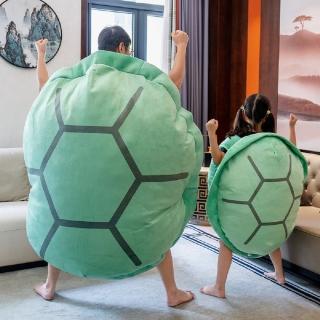 【Star 星】50cm萬聖節兒童可穿烏龜裝烏龜抱枕靠枕(趣味烏龜裝抱枕)